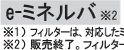 Ķ��������� e-�ߥͥ�С��򴹥ե��륿���� 