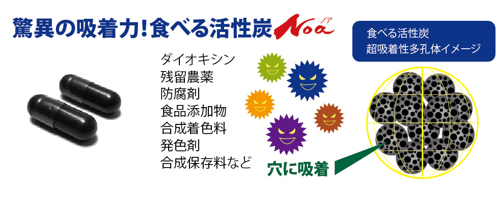 食べる活性炭Noa イメージ