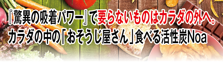 食べる活性炭Noaトップ画像1